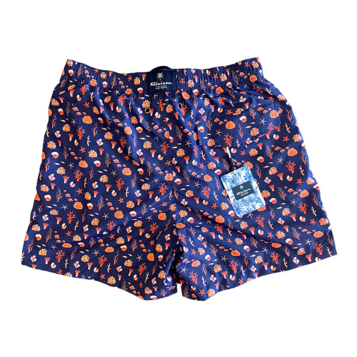 BADSHORTS BLÅ KORALLER