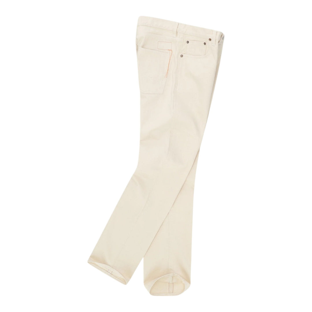 965 John Japan Denim Selvedge 5-ficksmodell Regular Fit Ecrù - L33''