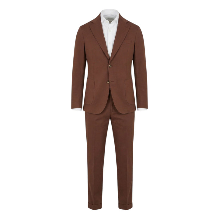 Punto Milano-kostym Comfort fit Cacao