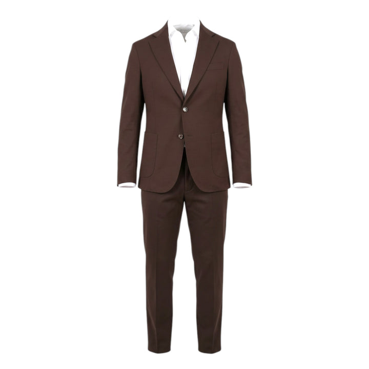Punto Milano Kostym Comfort Fit Mörkbrun