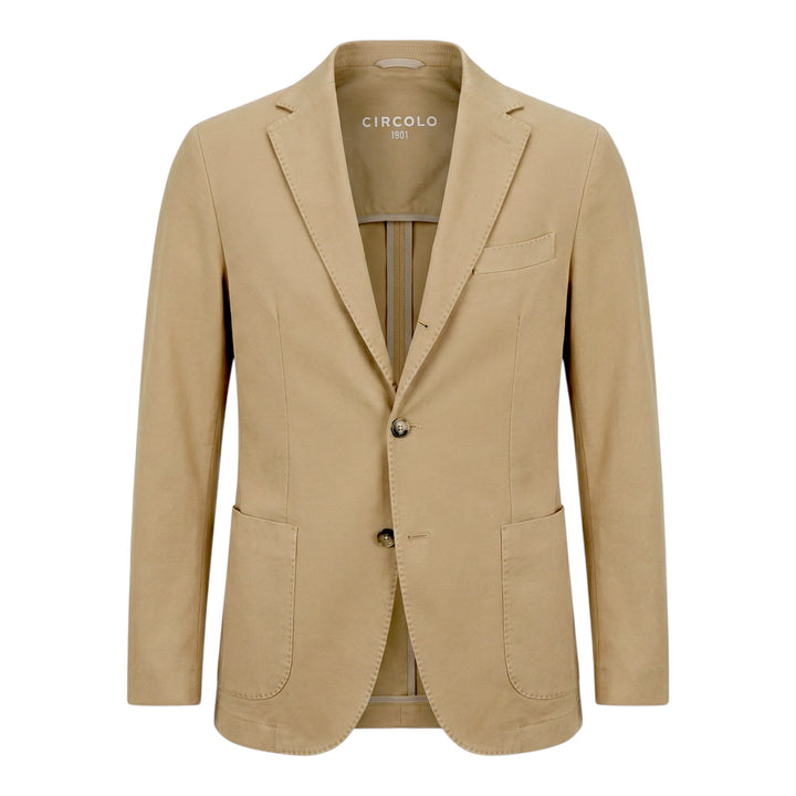 Blazer Premium Piquet i beige bomull