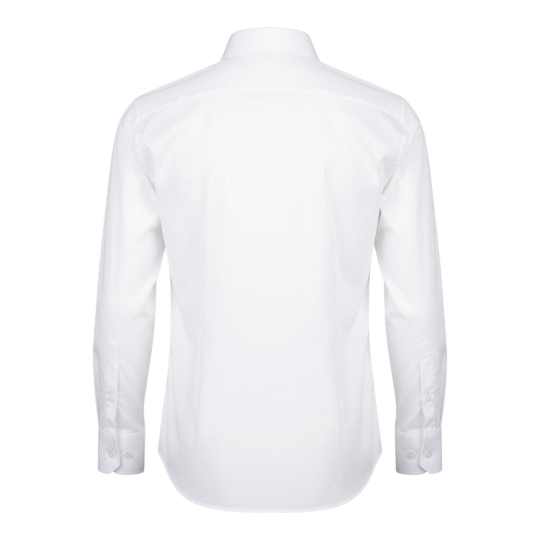 Långärmad Skjorta Slim fit Strykfri Vit