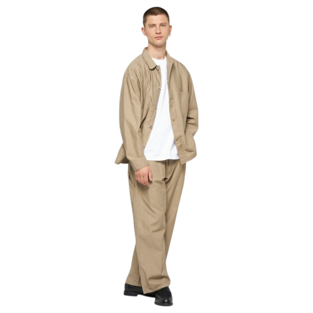 Coverall Japan Military Cloth Back Satin Bomull Beige