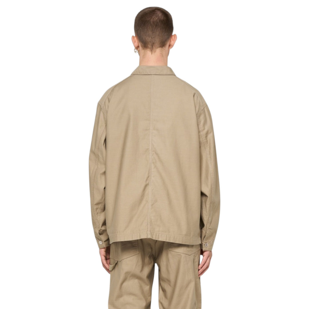 Coverall Japan Military Cloth Back Satin Bomull Beige