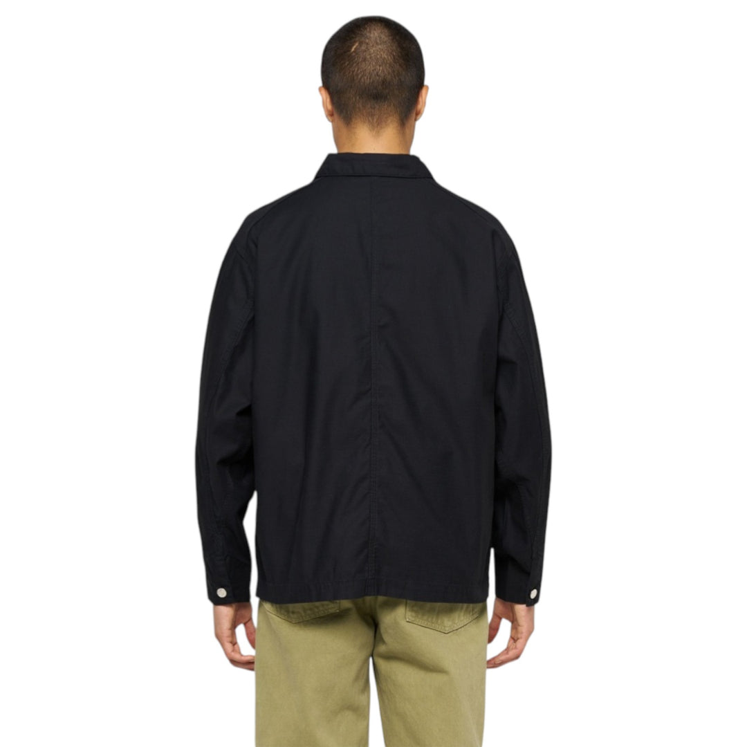 Coverall Japan Military Cloth Back Satin Bomull Svart