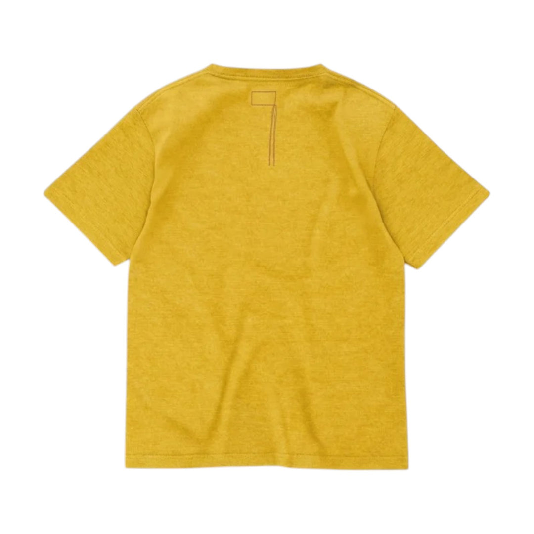 Teepocket  T-shirt med bröstficka i bomull Mustard Giallo