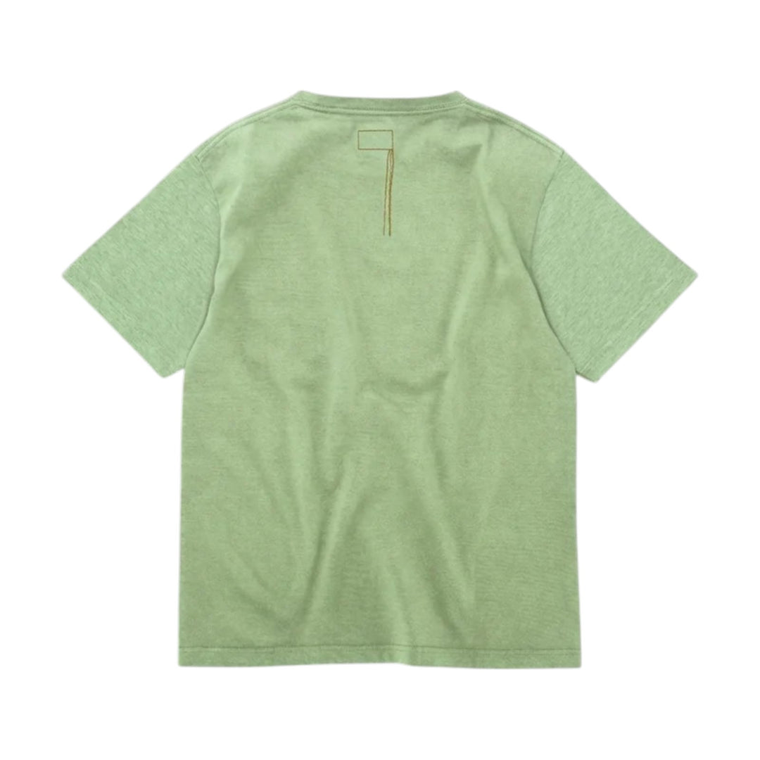 Tubejp T-Shirt med bröstficka i bomull Lobster Sage Grön
