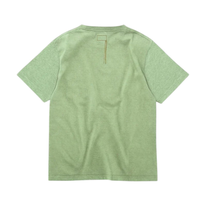 Tubejp T-Shirt med bröstficka i bomull Lobster Sage Grön