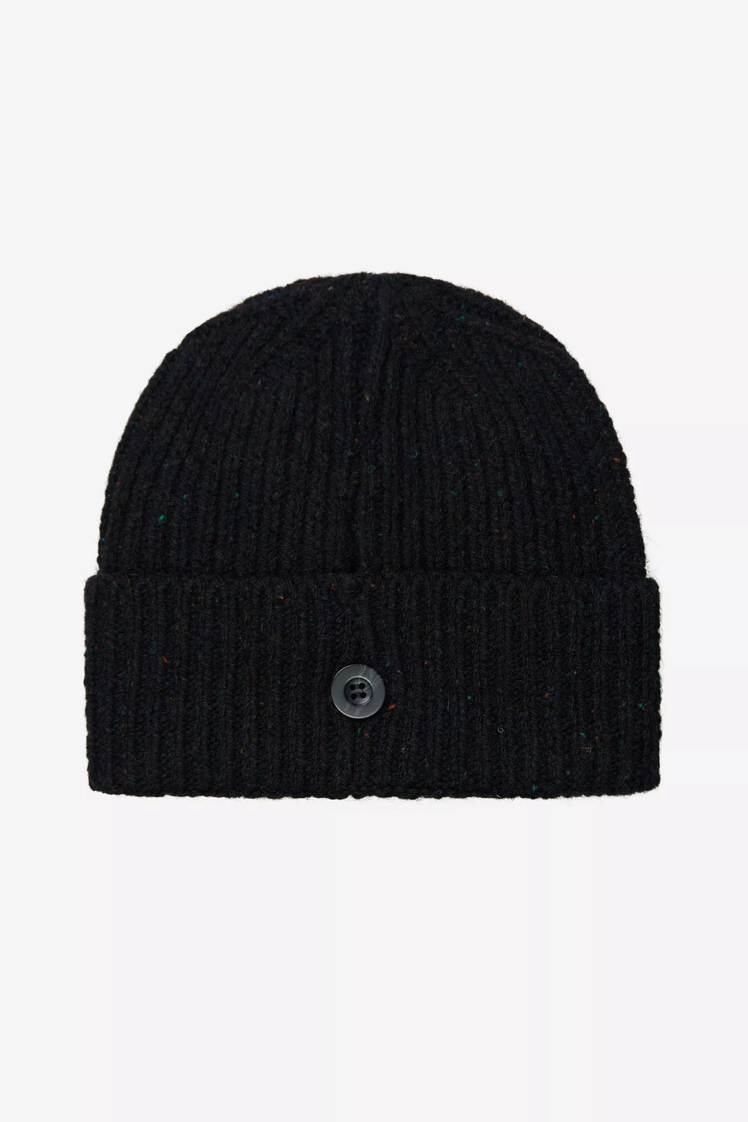ANGLISTIC BEANIE SPECKLED BLACK