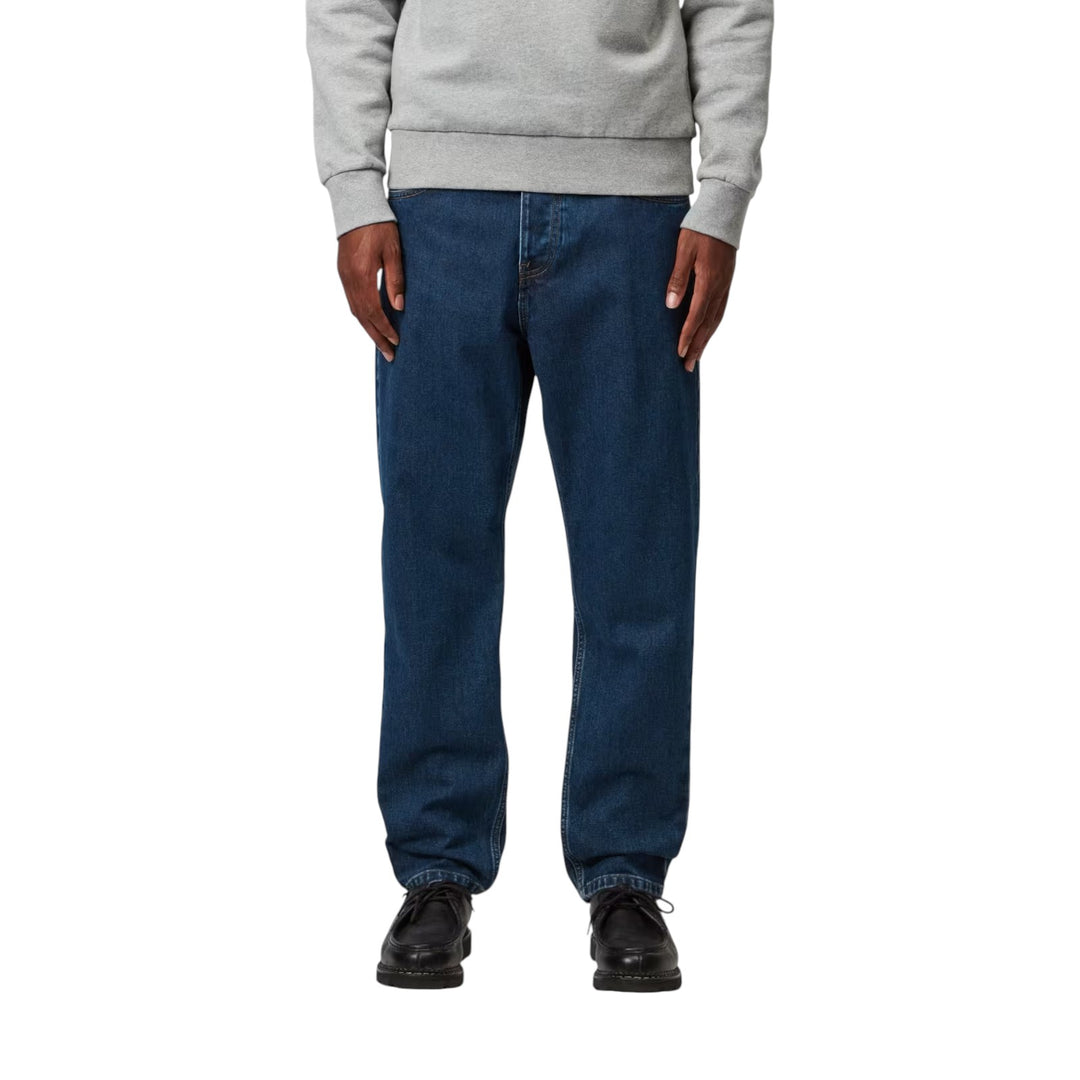 Newel Pant Blå Stone Washed