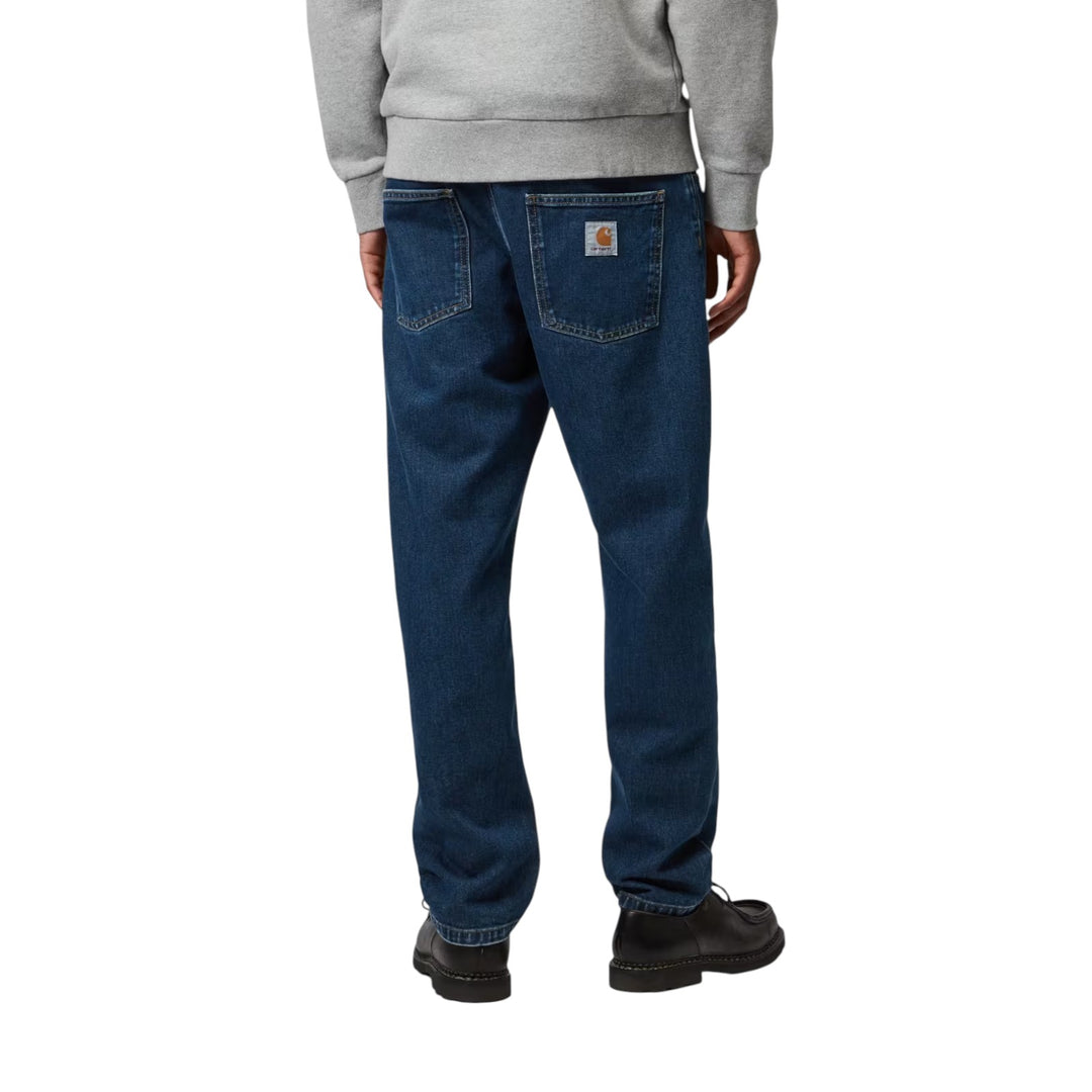 Newel Pant Blå Stone Washed