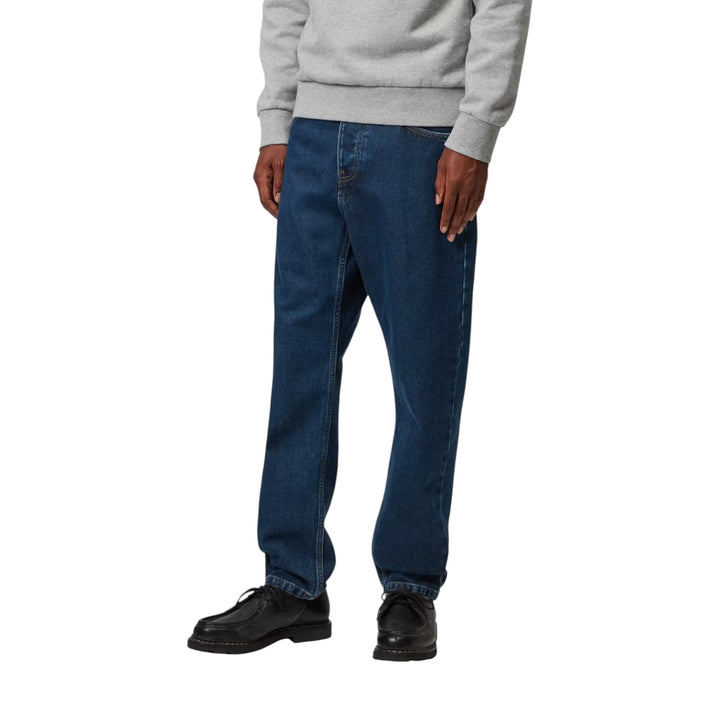 Newel Pant Blå Stone Washed