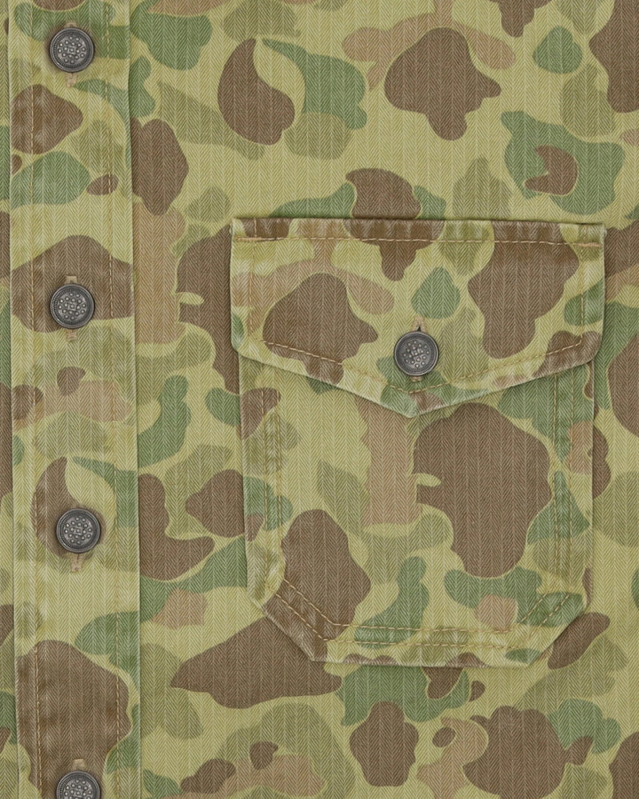 Kenny Overshirt Camouflage i bomull
