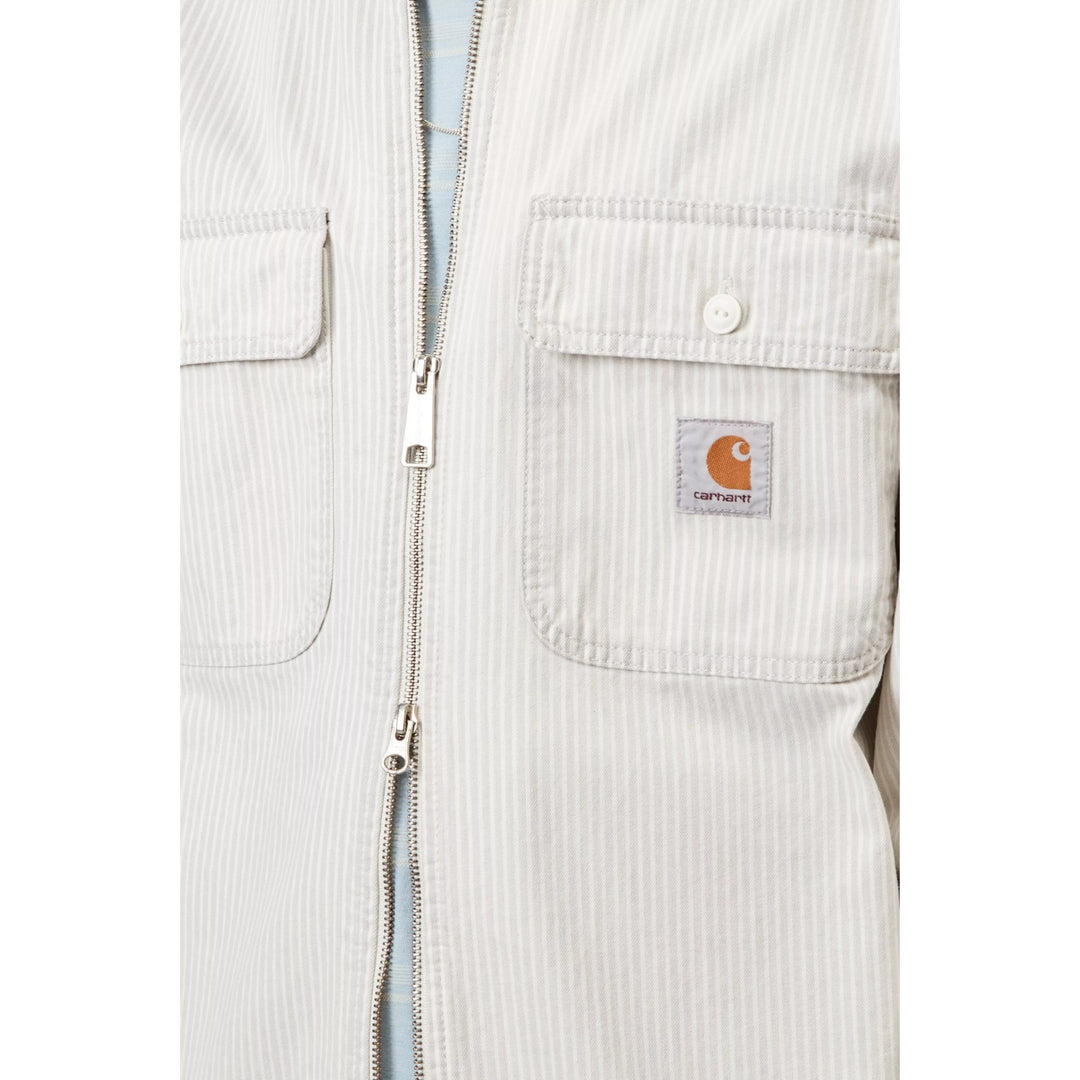 Mercer Shirt Jac Mercer Stripe, Graphite / Wax