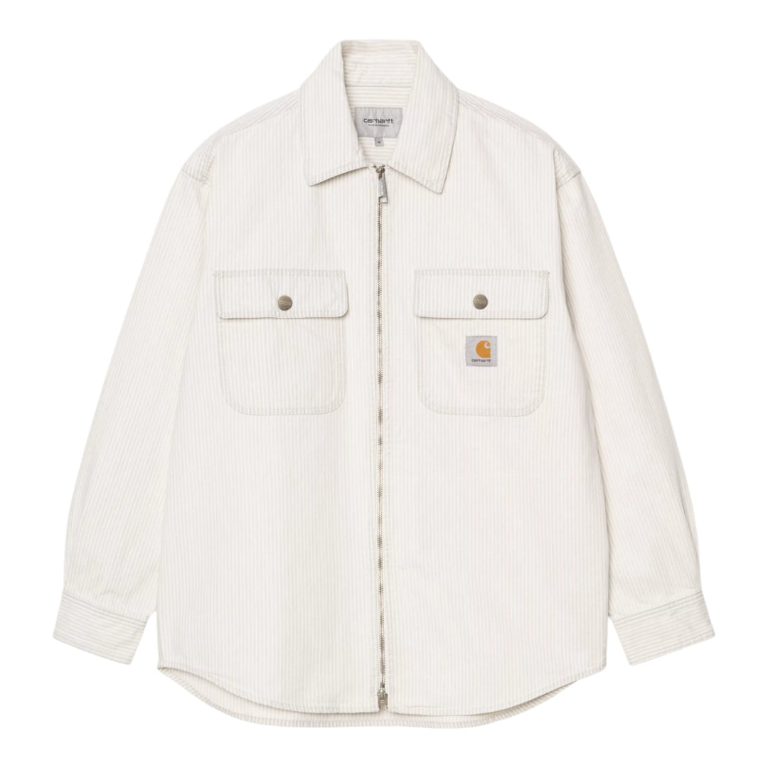 Mercer Shirt Jac Mercer Stripe, Graphite / Wax