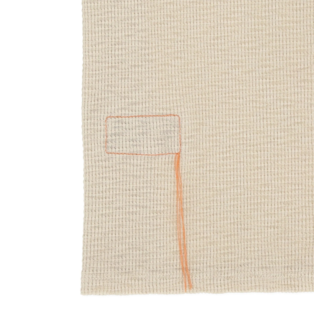 Missourim Polo i Jersey Waffle Kortärmad Beige