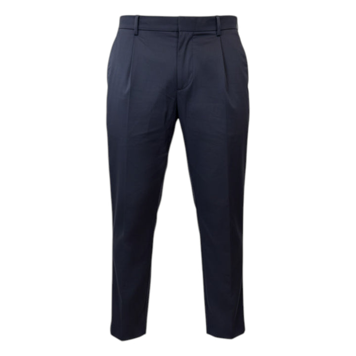 Ultralight-byxor med resår och veck i Night Blue