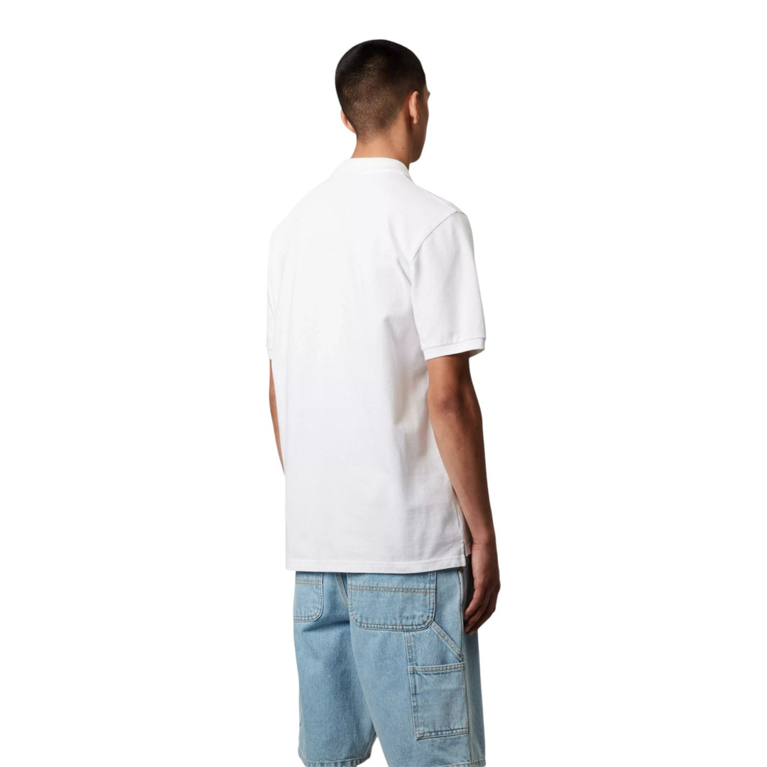 S/S Chase Pique Polo White / Gold