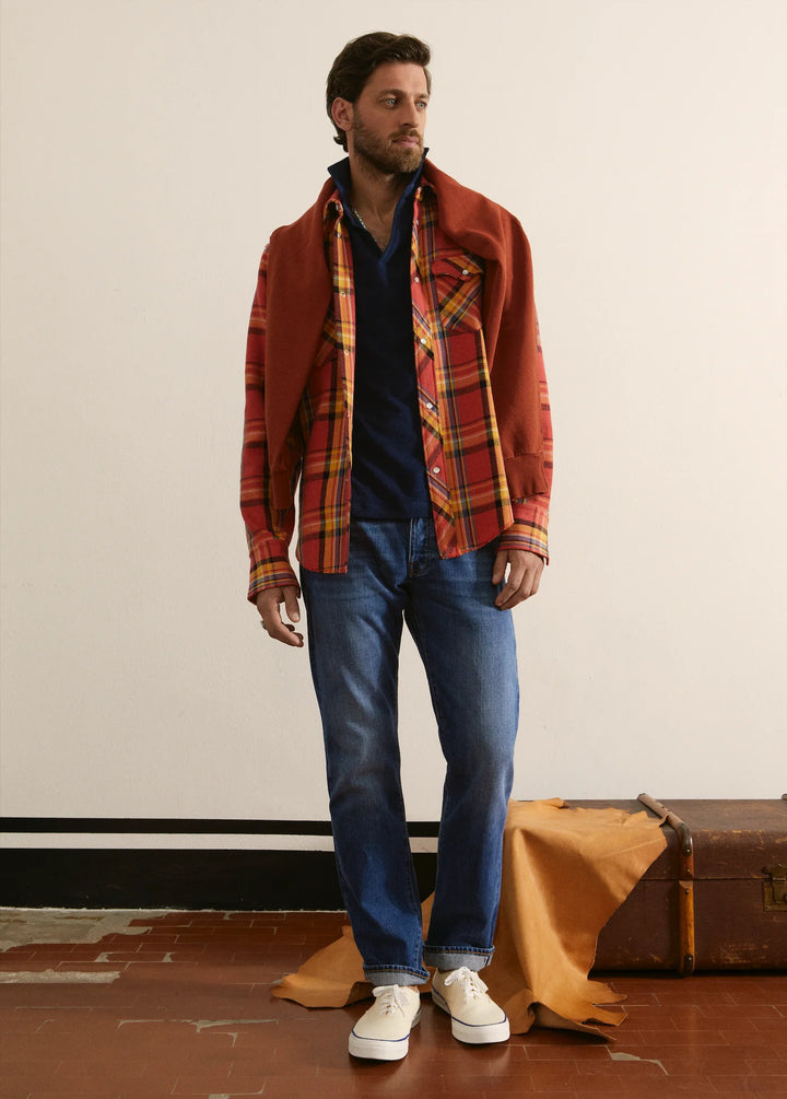 965 John Japansk Selvedge Denim 5-fickor Regular Fit Stone Wash - L29''