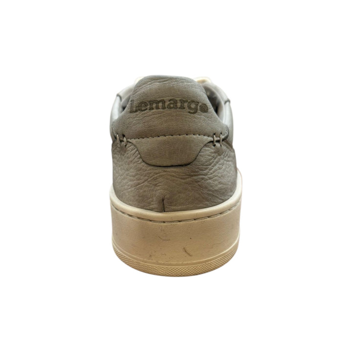 Sneakers Jannik i äkta hjortskinn cementgrå