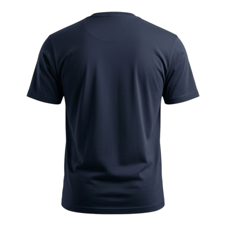 Rundhalsad T-shirt i Jersey Comfort Mörkblå