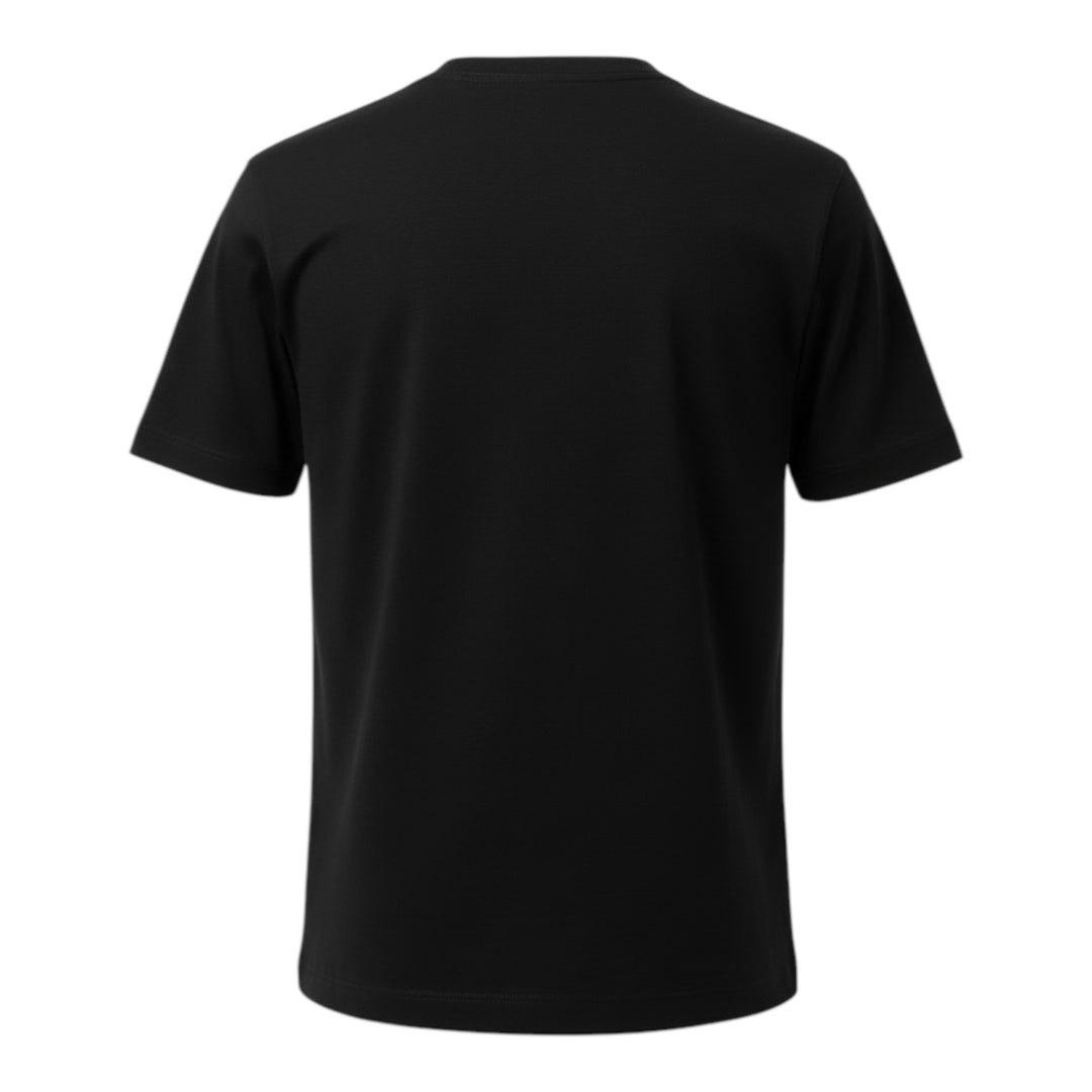 Rundhalsad T-shirt i Jersey Comfort Svart