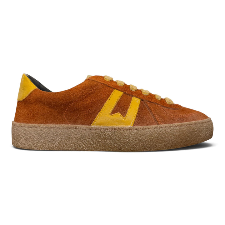 SNEAKERS KAZAN ÄKTA MJUKT SKINN (SUEDE) ORANGE