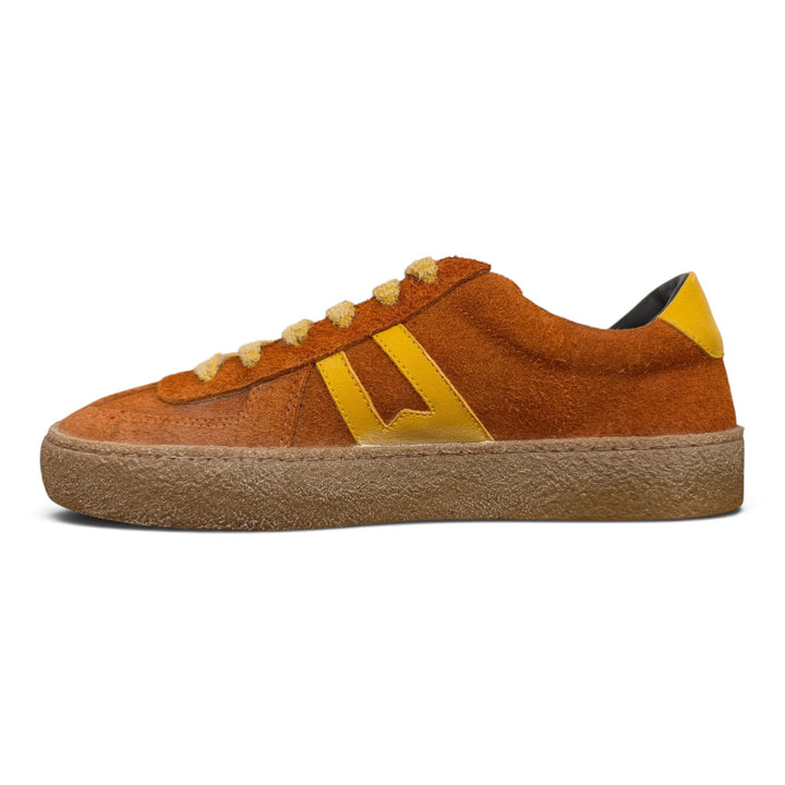 SNEAKERS KAZAN ÄKTA MJUKT SKINN (SUEDE) ORANGE
