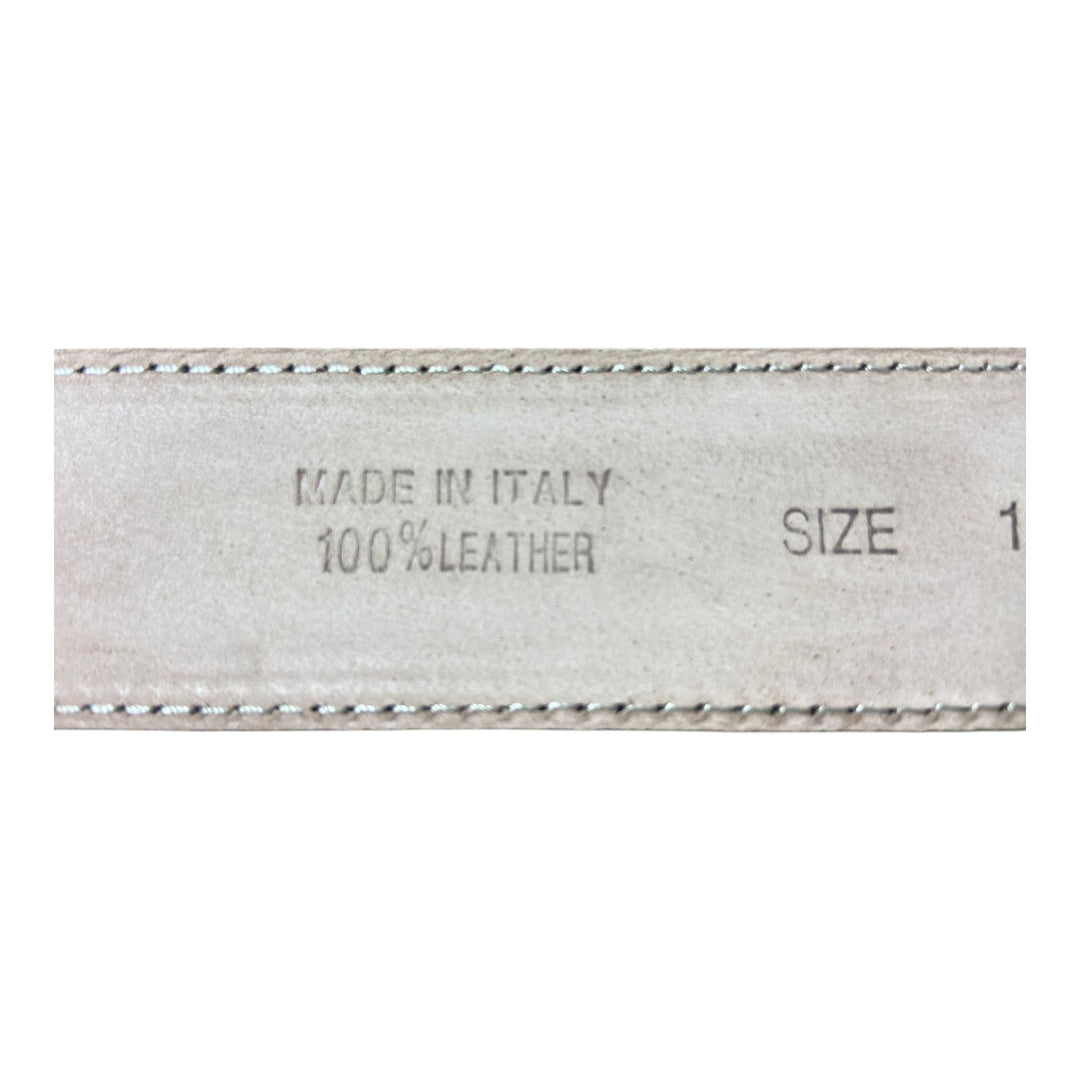 BÄLTE I ÄKTA TUMLAT LÄDER SVART