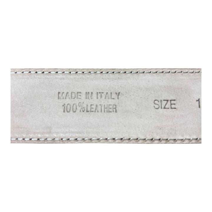 BÄLTE I ÄKTA TUMLAT LÄDER SVART