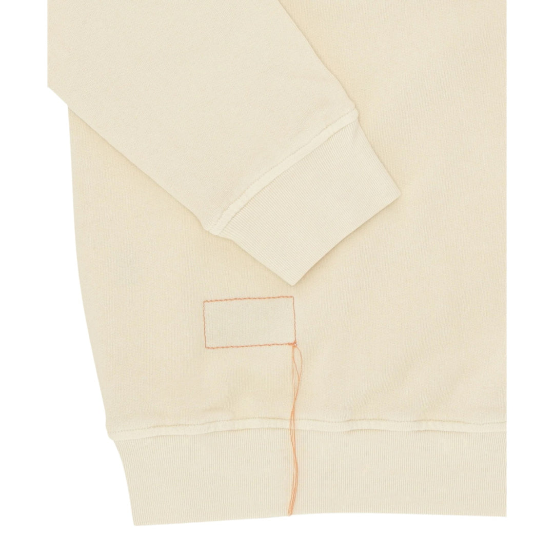 Yale Sweatshirt i borstad jersey med krage och dragkedja Corda