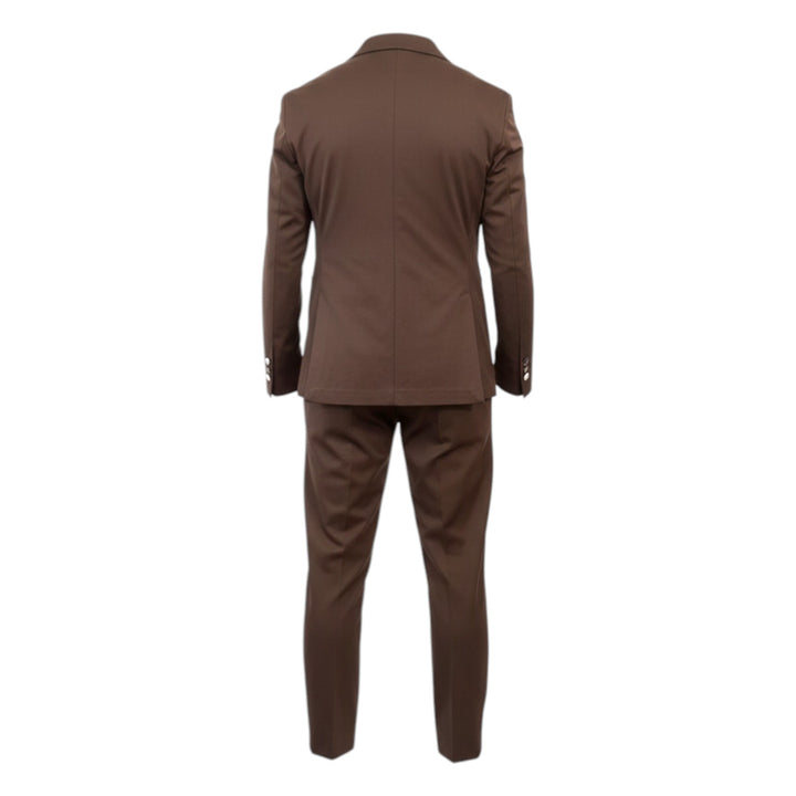 Punto Milano Kostym Comfort Fit Mörkbrun
