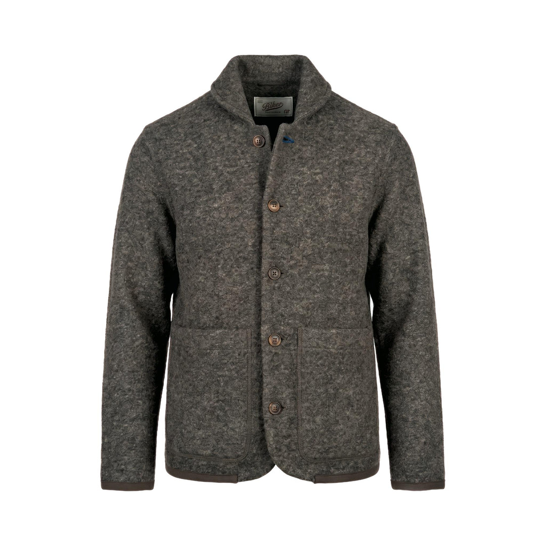 Bl'ker Vintage BOILED WOOL PHILL DARK BROWN Marrone - foto 1