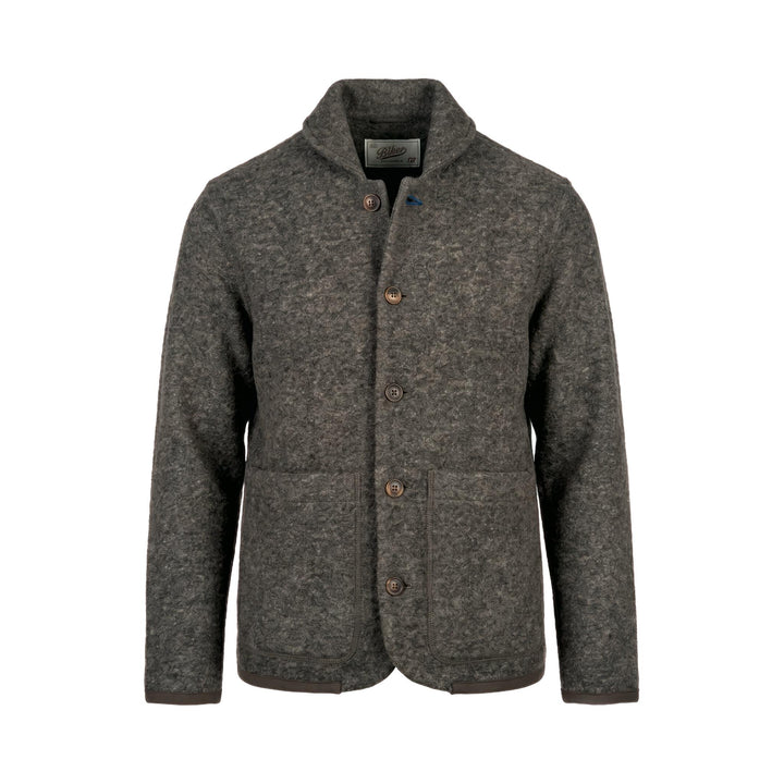 Bl'ker Vintage BOILED WOOL PHILL DARK BROWN Marrone - foto 1