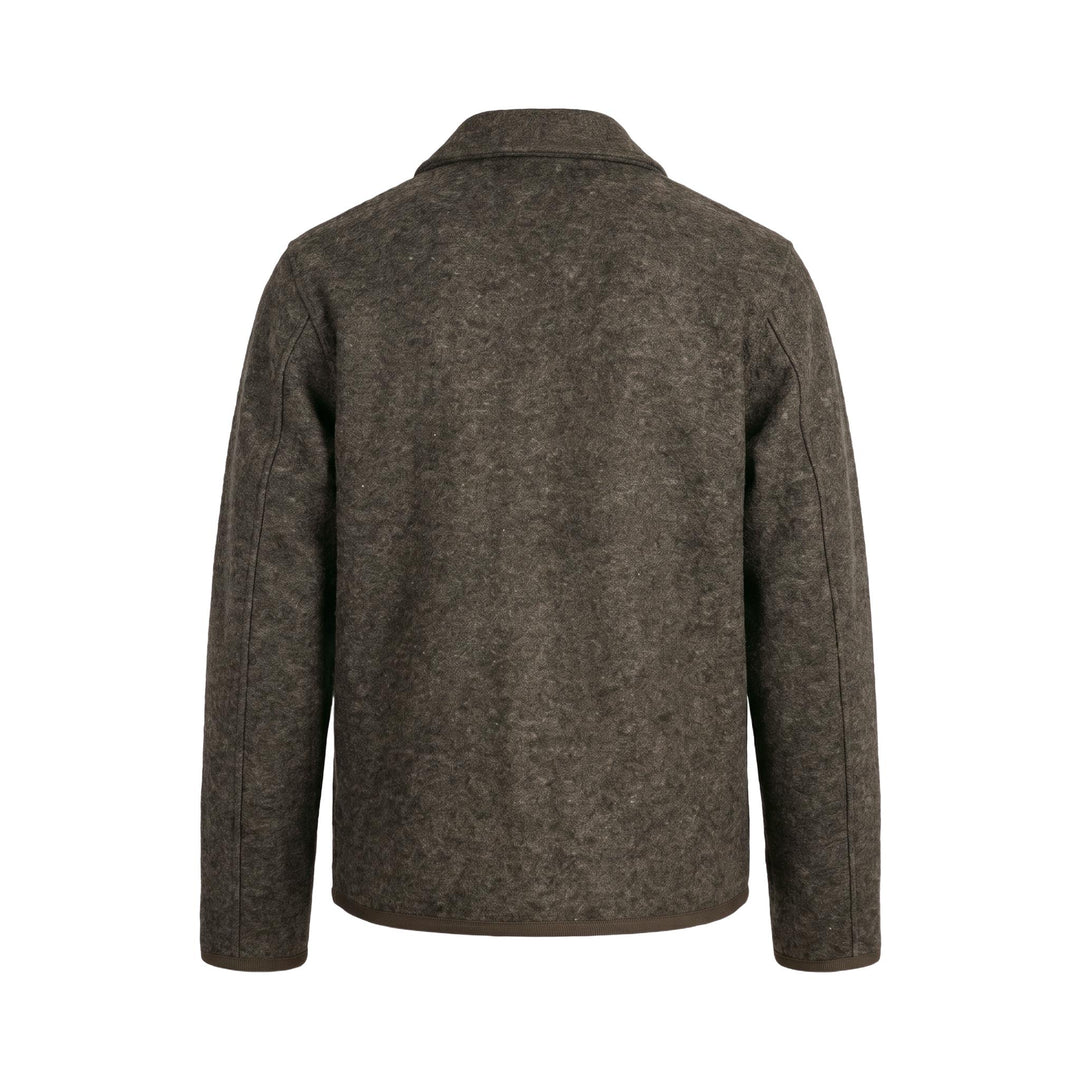 Bl'ker Vintage BOILED WOOL PHILL DARK BROWN Marrone - foto 2