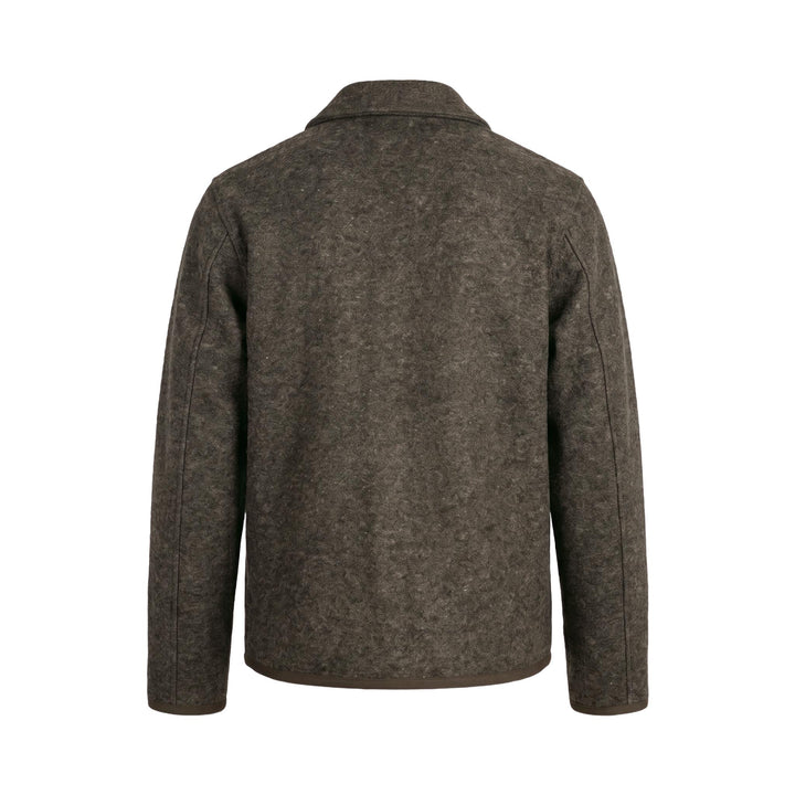 Bl'ker Vintage BOILED WOOL PHILL DARK BROWN Marrone - foto 2