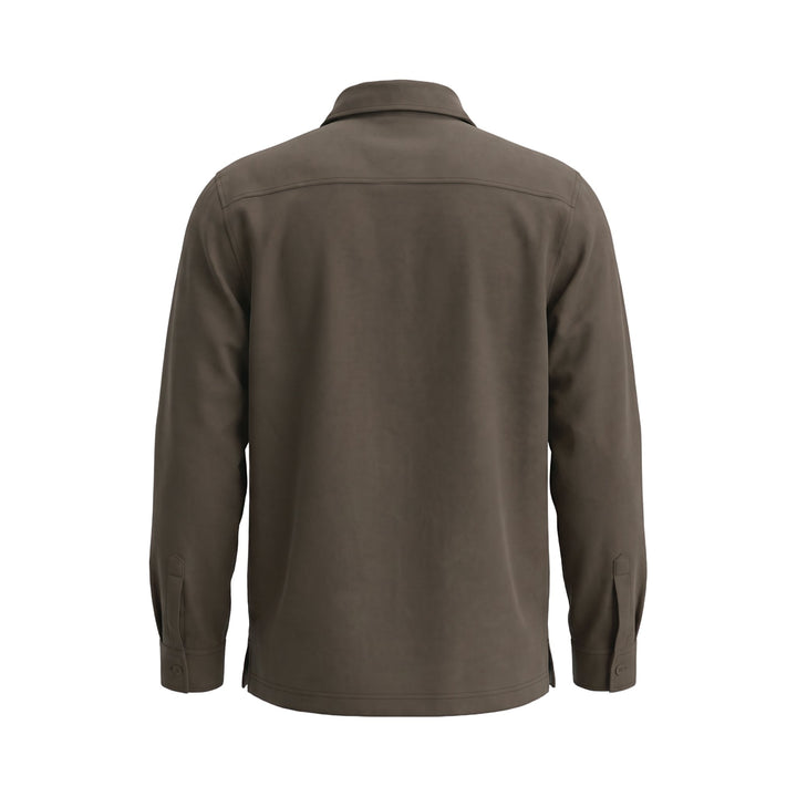 Bl'ker Vintage CAMICIA CARBON BRUSHED SUFFOLK BROWN Marrone - foto 2