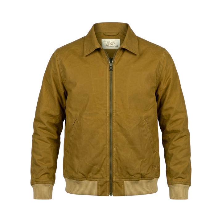 Bl'ker Vintage WAXED BOMBER JACKET MILITARY Verde - foto 1