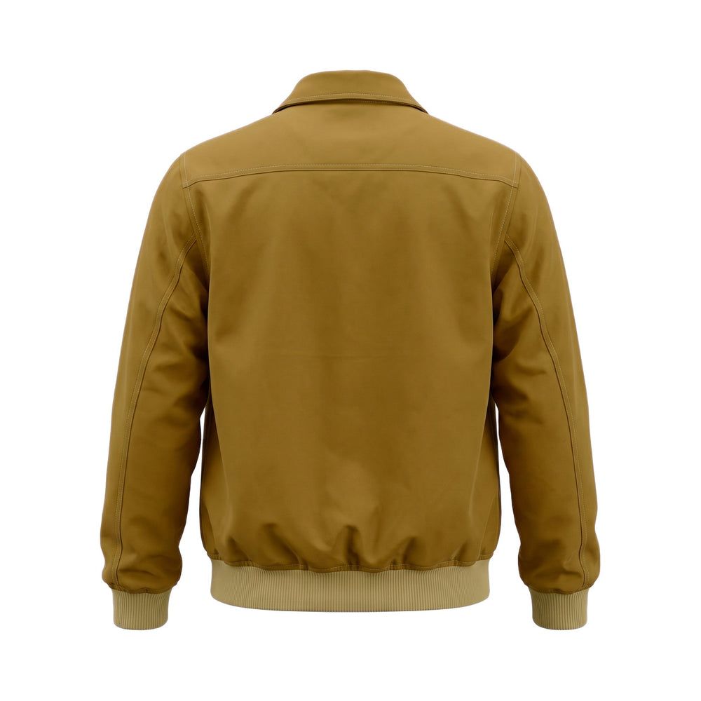 Bl'ker Vintage WAXED BOMBER JACKET MILITARY Verde - foto 2