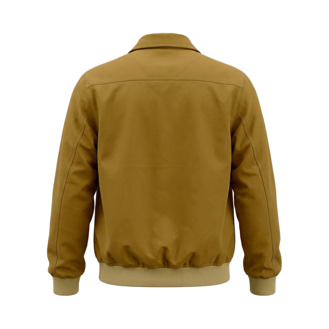Bl'ker Vintage WAXED BOMBER JACKET MILITARY Verde - foto 2