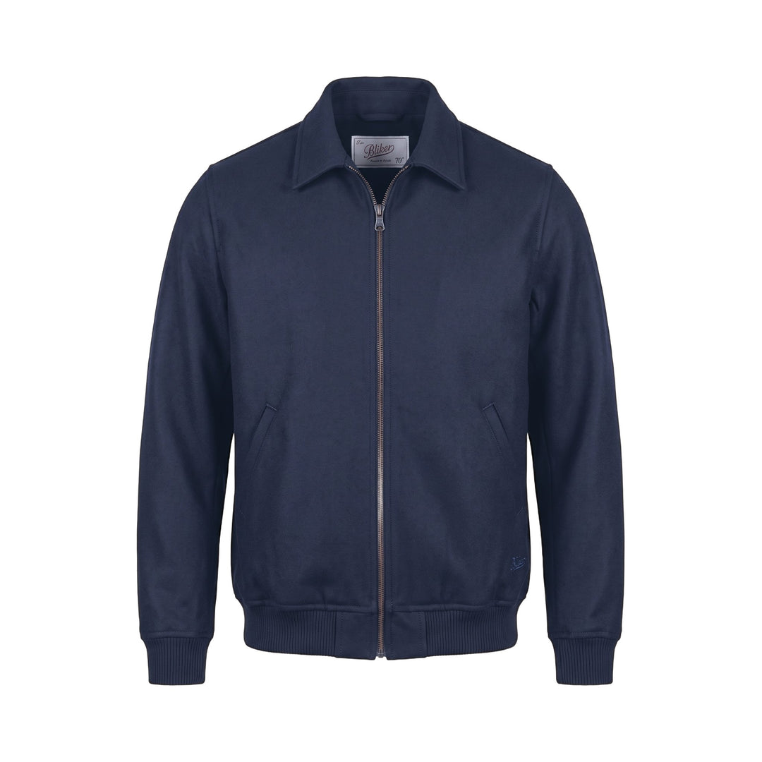 Bl'ker Vintage WOOL BOMBER JACKET NAVY Blu - foto 1