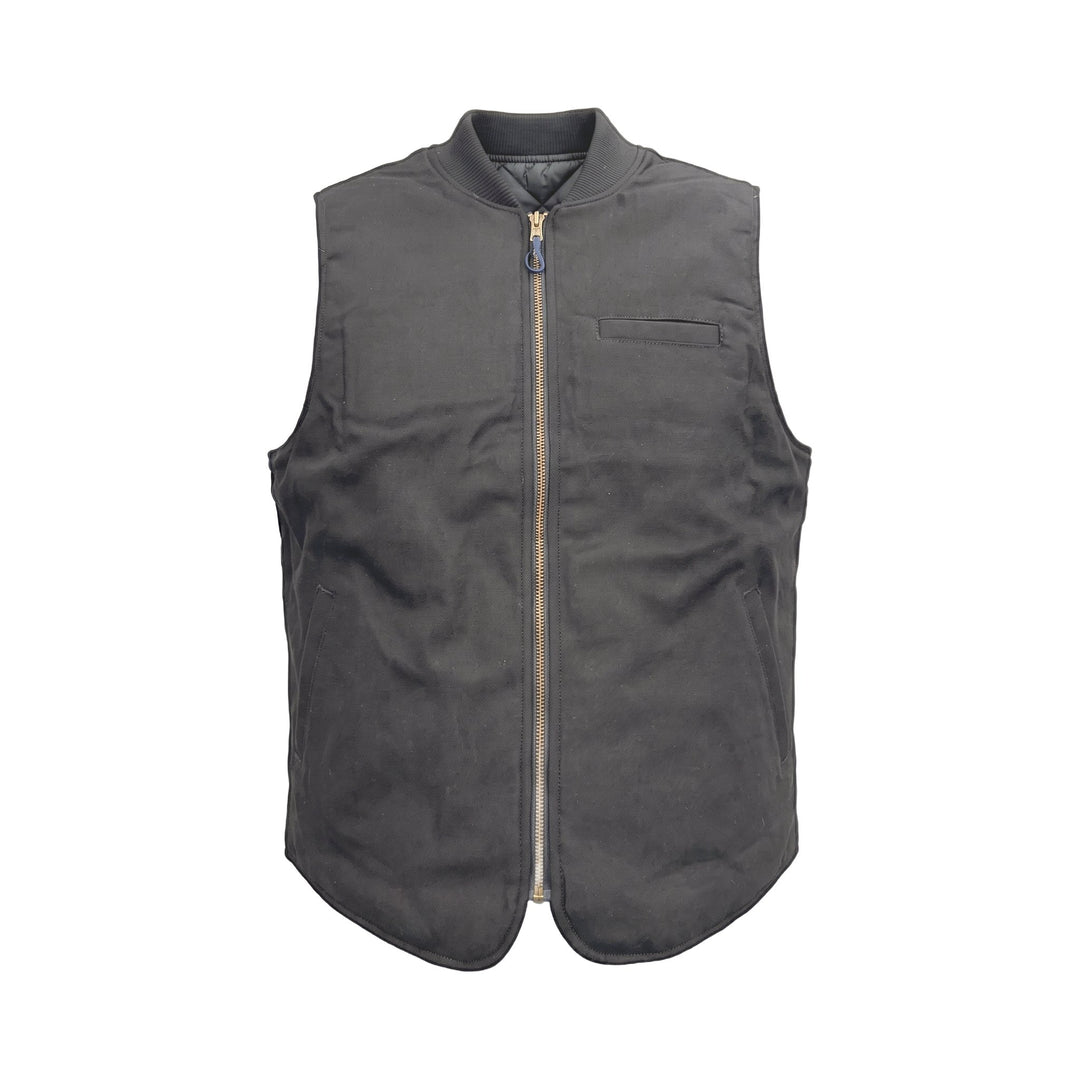 Bl'ker Vintage WOOL VEST REVERSIBILE OWL NAVY Blu - foto 1
