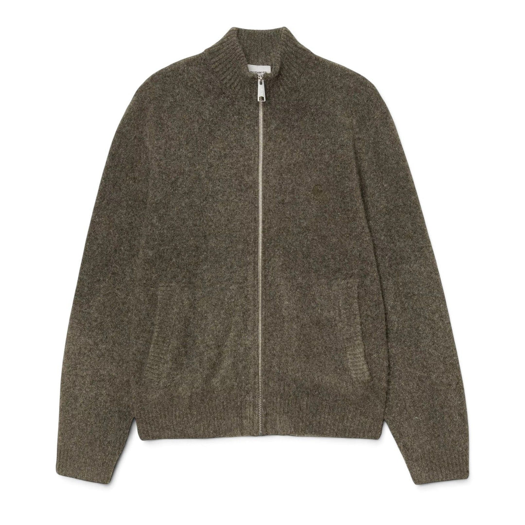 Carhartt Wip CURTIS SWEATER JACKET TANGLE SHUNGITE Grigio - foto 1