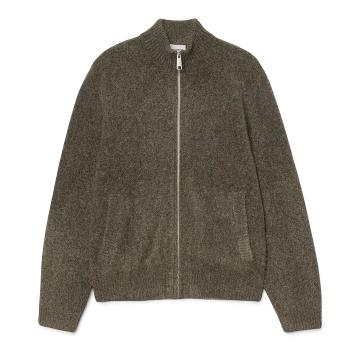 Carhartt Wip CURTIS SWEATER JACKET TANGLE SHUNGITE Grigio - foto 1