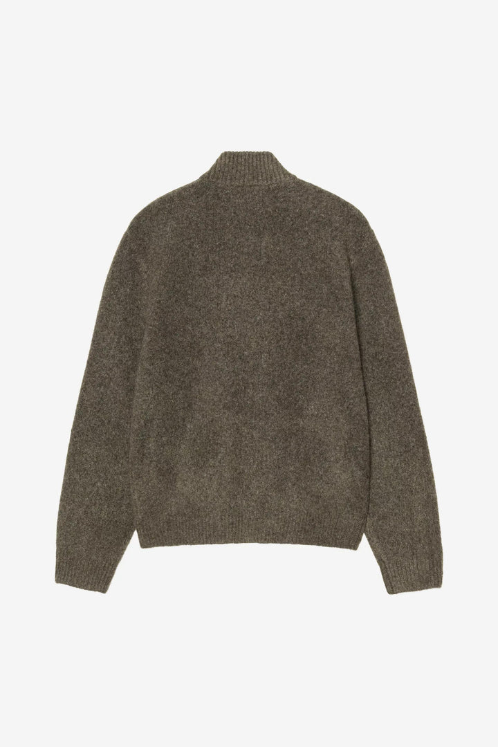 Carhartt Wip CURTIS SWEATER JACKET TANGLE SHUNGITE Grigio - foto 2