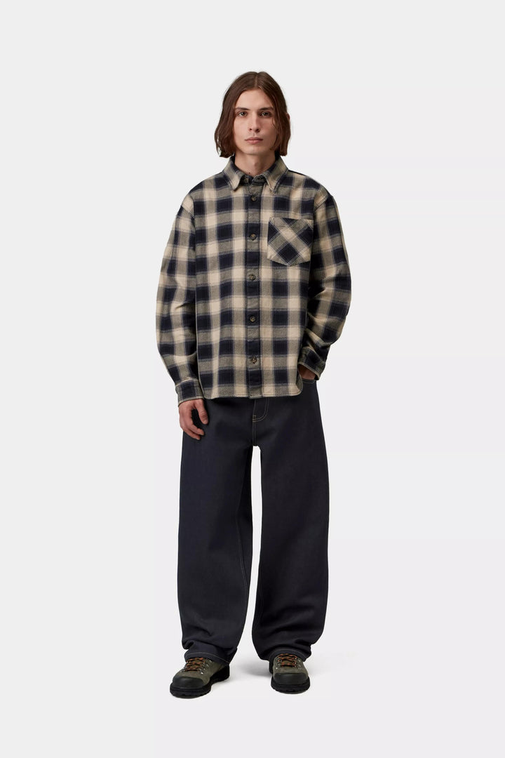 Carhartt Wip PAYSON PANT 15.75 OZ BLUE RIGID Blu - foto 6