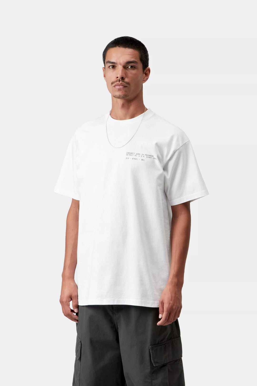 Carhartt Wip S/S FEATHER PROGRESS T-SHIRT WHITE Bianco - foto 4