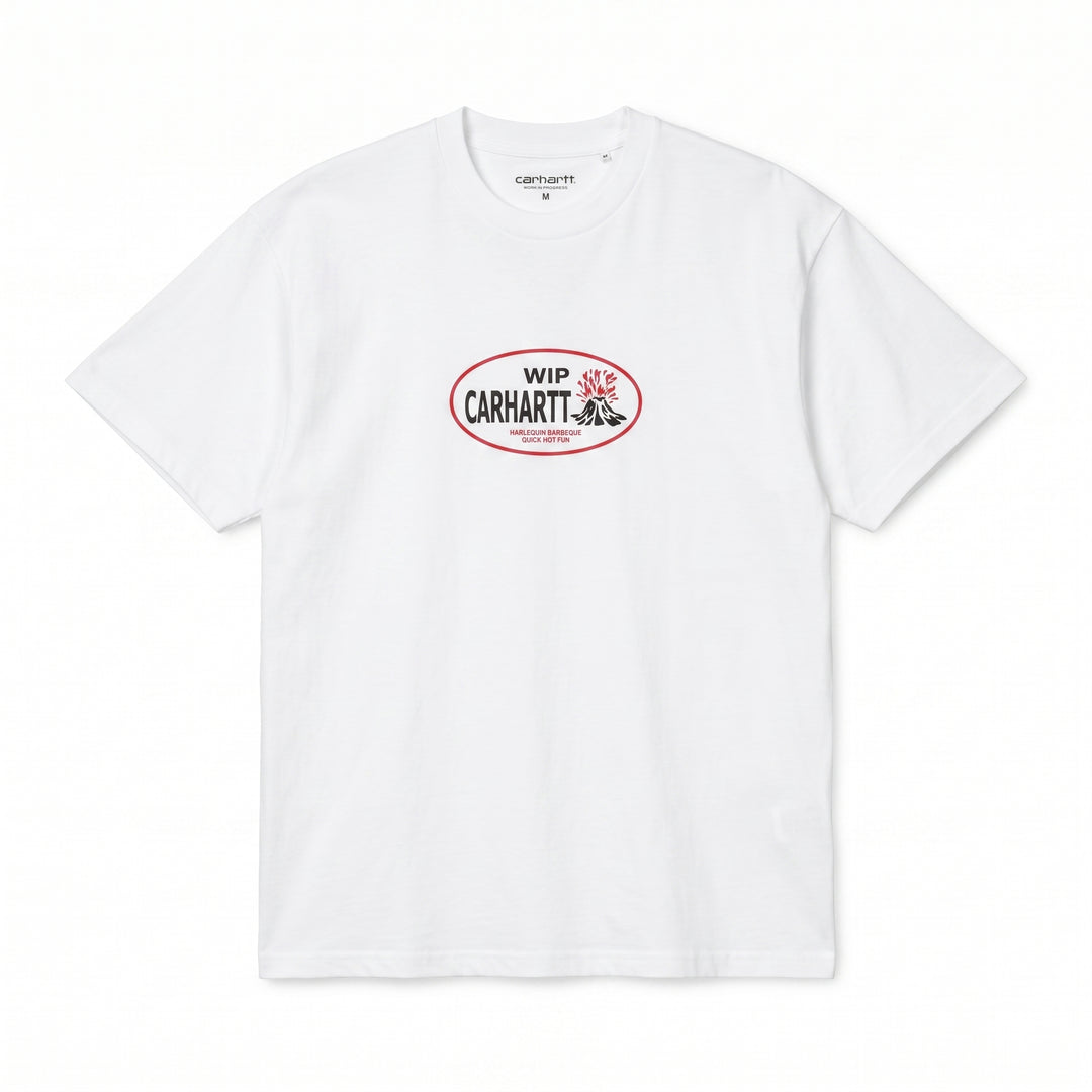 Carhartt Wip S/S Harlequin BBQ T-Shirt White Bianco - foto 2