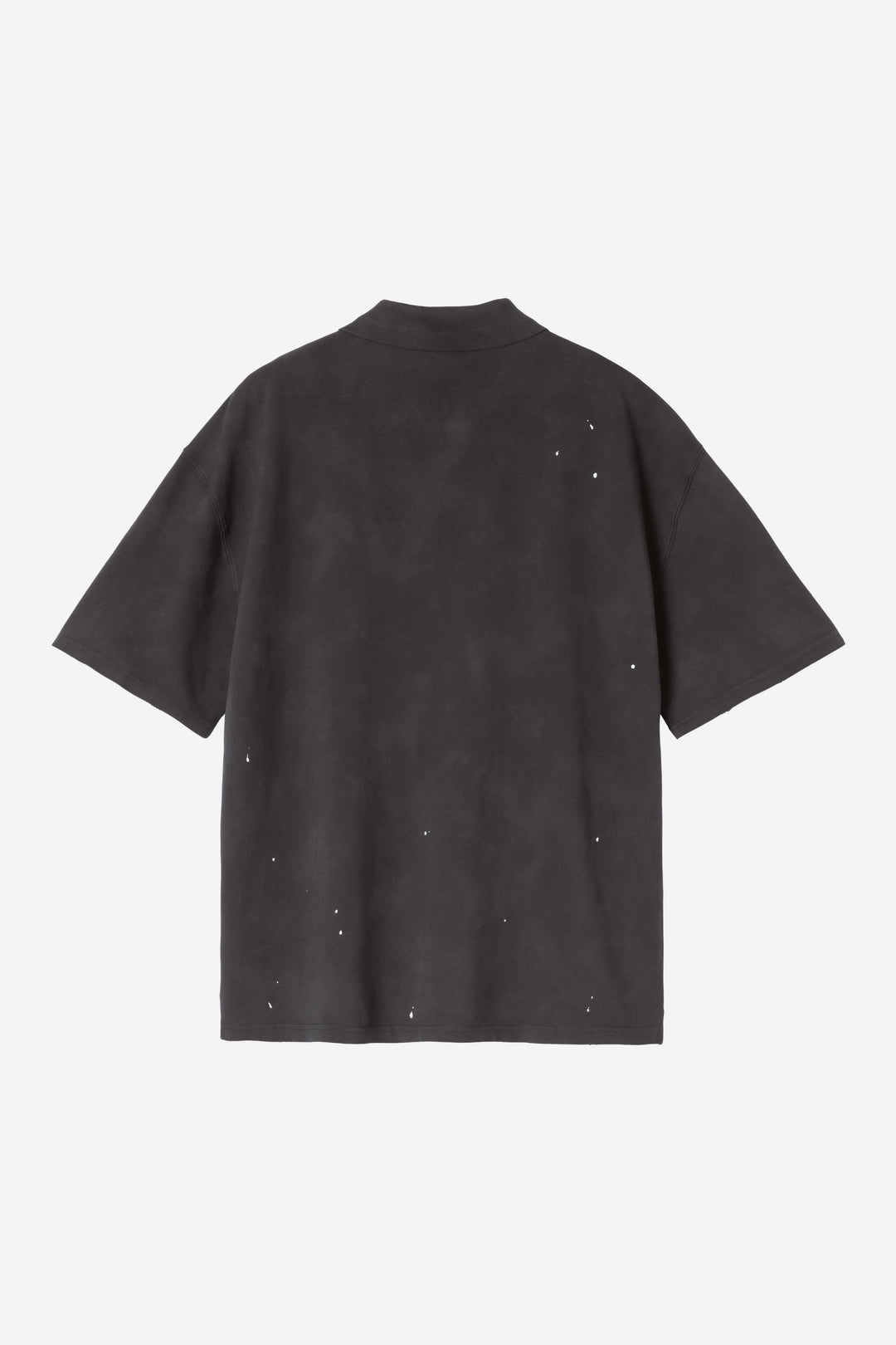 Carhartt Wip S/S PAINTER POLO BLACK DESTROY WASH SPLATTER Nero - foto 3