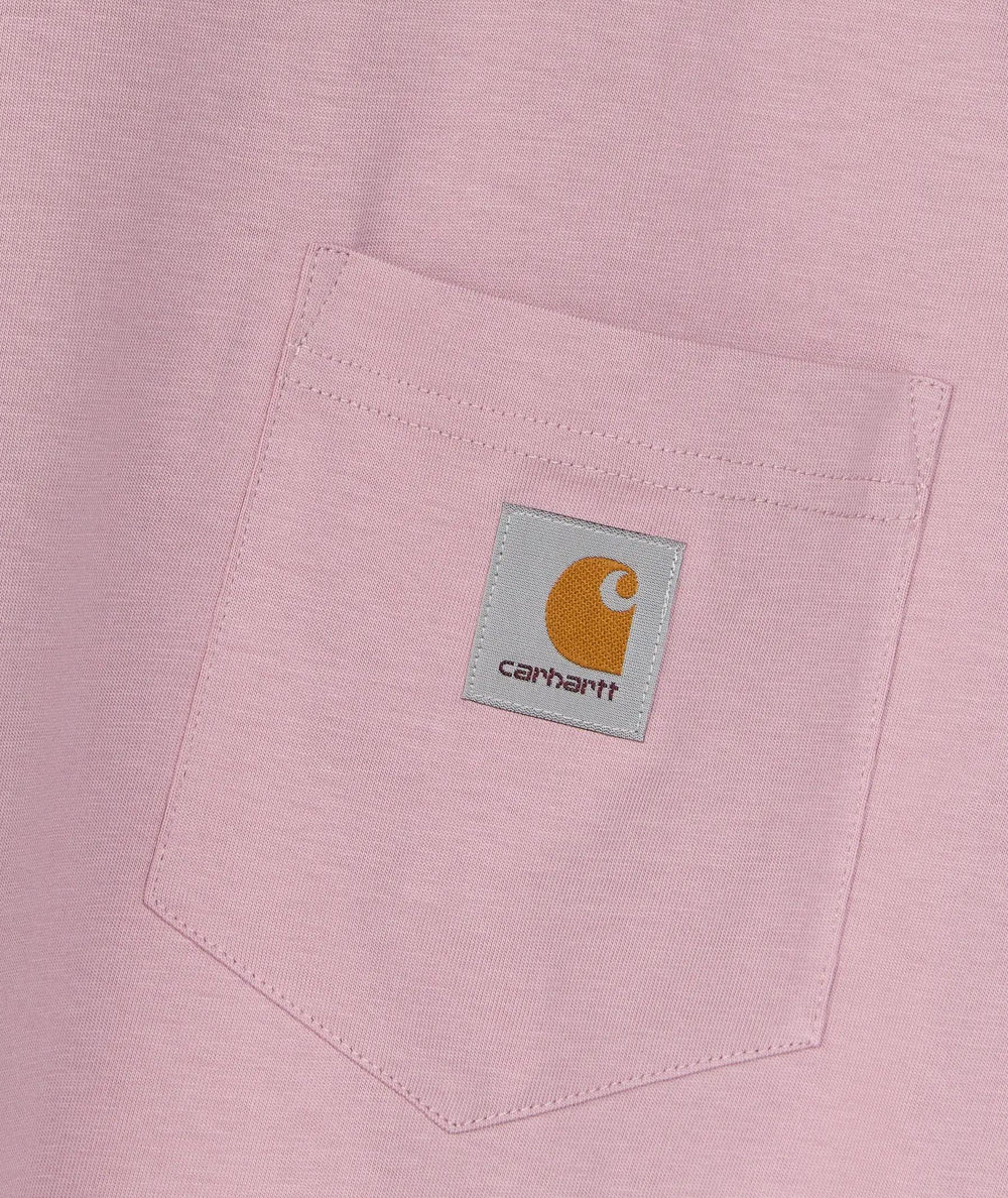 Carhartt Wip S/S POCKET T-SHIRT HORTENSIA Rosa - foto 2